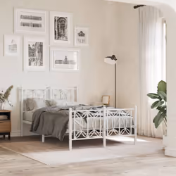 Si vous recherchez un cadre de lit robuste pour votre chambre à coucher, ce cadre de lit classique au design élégant et intem ...