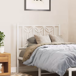 VidaXL 376208 tête de lit et pied de lit Blanc