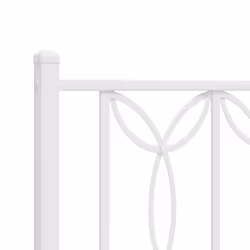 VidaXL 376215 tête de lit et pied de lit Blanc - Vue supplémentaire 5