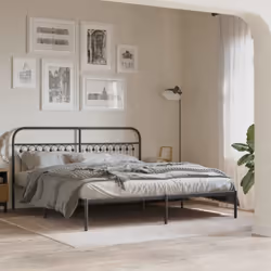 Si vous recherchez un cadre de lit robuste pour votre chambre à coucher, ce cadre de lit classique au design élégant et intem ...
