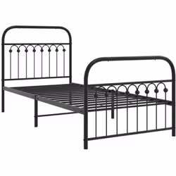 Si vous recherchez un cadre de lit robuste pour votre chambre à coucher, ce cadre de lit classique au design élégant et intem ...