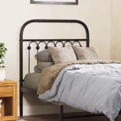 VidaXL 376626 tête de lit et pied de lit Noir