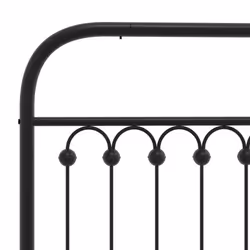 VidaXL 376626 tête de lit et pied de lit Noir - Vue supplémentaire 5