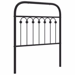 VidaXL 376627, Noir, Acier, 80 cm, 850 mm, 100 cm, 30 mm