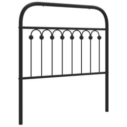 VidaXL 376628 tête de lit et pied de lit Noir