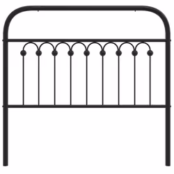 VidaXL 376629 tête de lit et pied de lit Noir - Vue supplémentaire 4