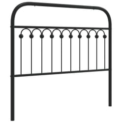 VidaXL 376630 tête de lit et pied de lit Noir