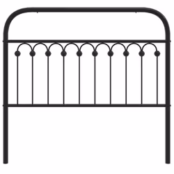 VidaXL 376630 tête de lit et pied de lit Noir - Vue supplémentaire 4