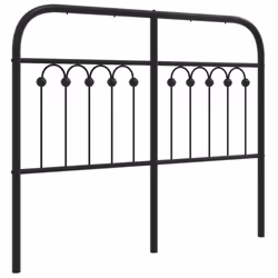 VidaXL 376631, Noir, Acier, 120 cm, 1250 mm, 100 cm, 30 mm