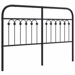 VidaXL 376632, Noir, Acier, 135 cm, 1420 mm, 100 cm, 30 mm