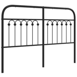 VidaXL 376632 tête de lit et pied de lit Noir