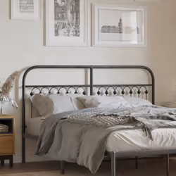 VidaXL 376635 tête de lit et pied de lit Noir