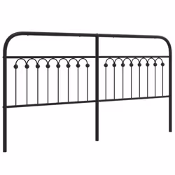 VidaXL 376636, Noir, Acier, 180 cm, 1870 mm, 100 cm, 30 mm