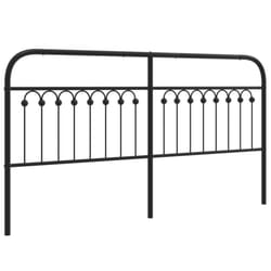VidaXL 376636 tête de lit et pied de lit Noir