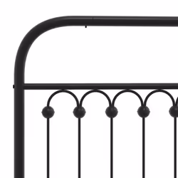 VidaXL 376636 tête de lit et pied de lit Noir - Vue supplémentaire 5