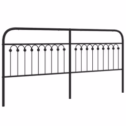 VidaXL 376638, Noir, Acier, 2 m, 2060 mm, 100 cm, 30 mm