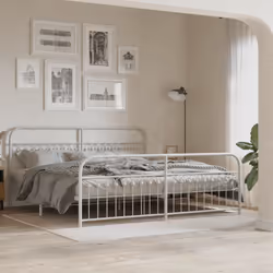 Si vous recherchez un cadre de lit robuste pour votre chambre à coucher, ce cadre de lit classique au design élégant et intem ...