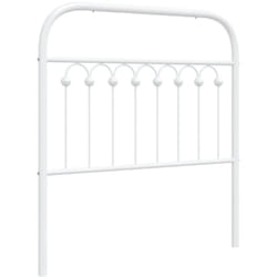 Vidaxl - Tête de lit métal blanc 90 cm