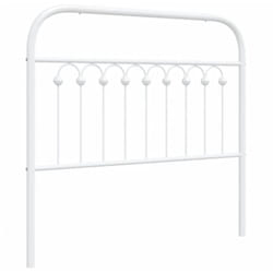 Vidaxl - Tête de lit métal blanc 100 cm