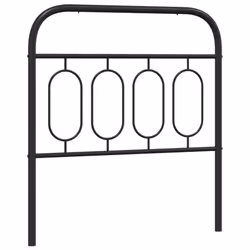 VidaXL 377144, Noir, Acier, 80 cm, 850 mm, 100 cm, 30 mm
