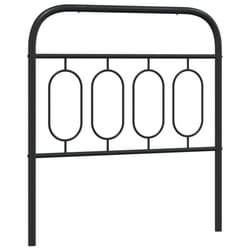 VidaXL 377144 tête de lit et pied de lit Noir