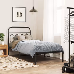 VidaXL 377145 tête de lit et pied de lit Noir