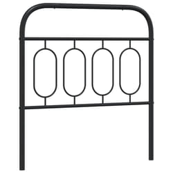 VidaXL 377146 tête de lit et pied de lit Noir