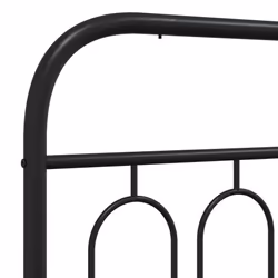 VidaXL 377146 tête de lit et pied de lit Noir - Vue supplémentaire 5