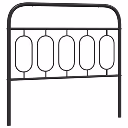 VidaXL 377147, Noir, Acier, 107 cm, 1120 mm, 100 cm, 30 mm