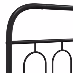 VidaXL 377151 tête de lit et pied de lit Noir - Vue supplémentaire 5