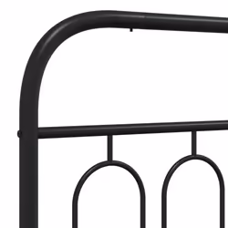 VidaXL 377155 tête de lit et pied de lit Noir - Vue supplémentaire 5