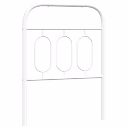 VidaXL 377192, Blanc, Acier, 75 cm, 800 mm, 100 cm, 30 mm