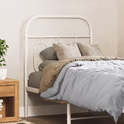VidaXL 377192 tête de lit et pied de lit Blanc