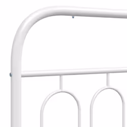 VidaXL 377192 tête de lit et pied de lit Blanc - Vue supplémentaire 5