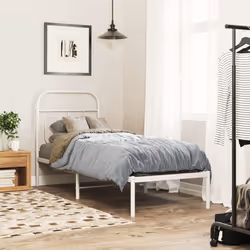 VidaXL 377193 tête de lit et pied de lit Blanc