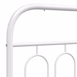 VidaXL 377193 tête de lit et pied de lit Blanc - Vue supplémentaire 5