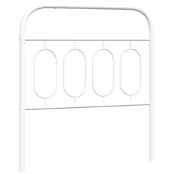 VidaXL 377194, Blanc, Acier, 90 cm, 950 mm, 100 cm, 30 mm