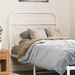 VidaXL 377194 tête de lit et pied de lit Blanc