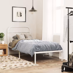 VidaXL 377194 tête de lit et pied de lit Blanc