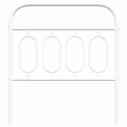 VidaXL 377194 tête de lit et pied de lit Blanc - Vue supplémentaire 4