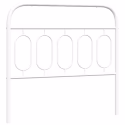VidaXL 377195, Blanc, Acier, 100 cm, 1050 mm, 100 cm, 30 mm
