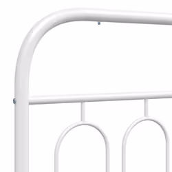 VidaXL 377195 tête de lit et pied de lit Blanc - Vue supplémentaire 5