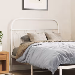 VidaXL 377196 tête de lit et pied de lit Blanc