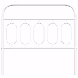 VidaXL 377196 tête de lit et pied de lit Blanc - Vue supplémentaire 4
