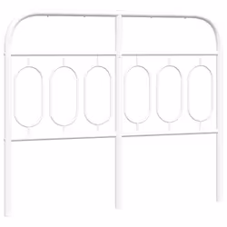 VidaXL 377197, Blanc, Acier, 120 cm, 1250 mm, 100 cm, 30 mm