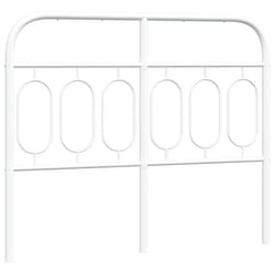VidaXL 377197 tête de lit et pied de lit Blanc