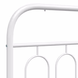 VidaXL 377197 tête de lit et pied de lit Blanc - Vue supplémentaire 5