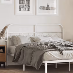 VidaXL 377199 tête de lit et pied de lit Blanc