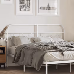 VidaXL 377201 tête de lit et pied de lit Blanc