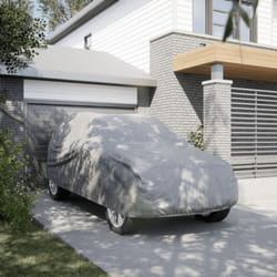 vidaXL Housse de voiture SUV complète gris XL tissu non tissé